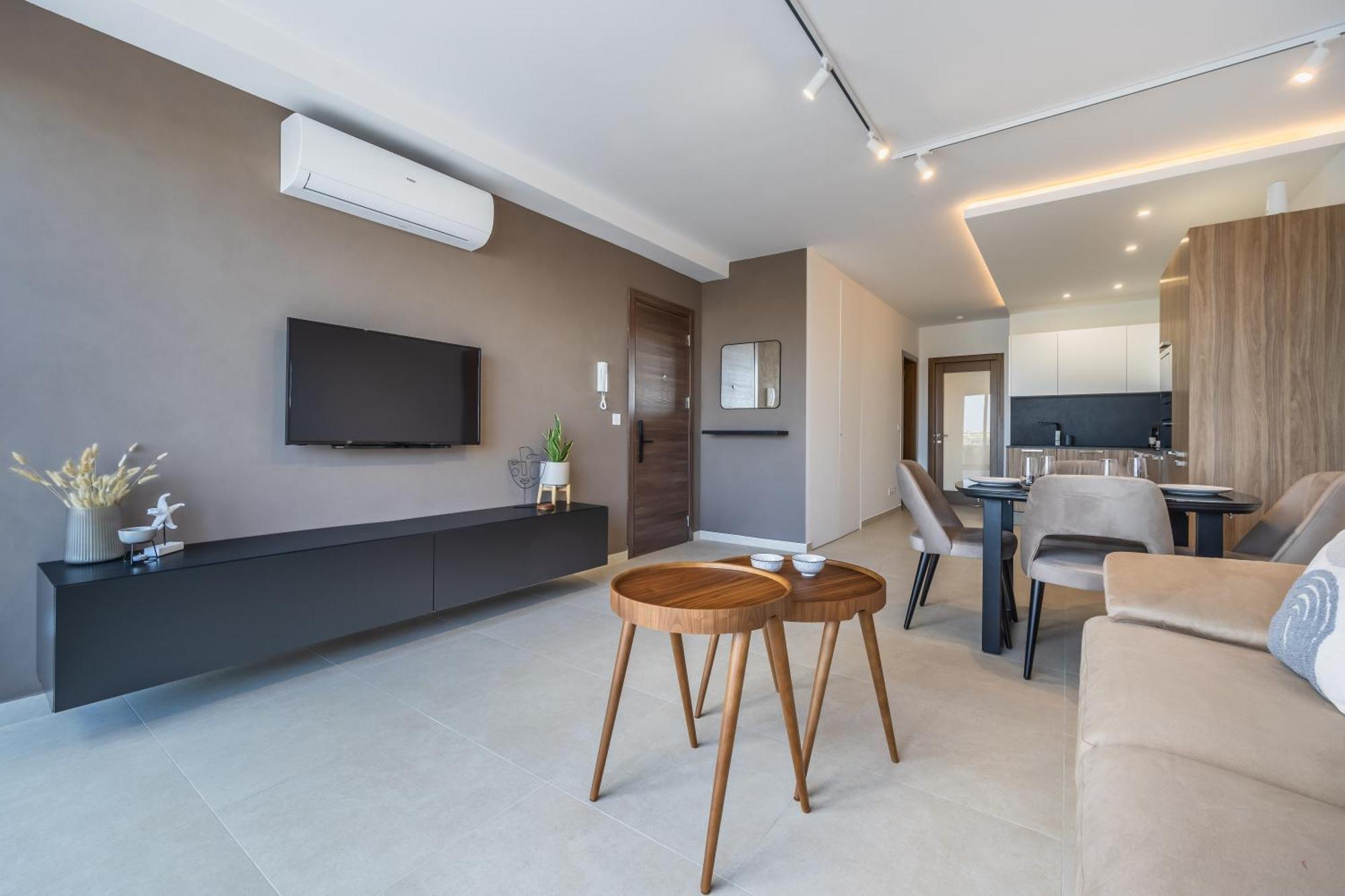 New Modern Penthouse With Sunny Terrace Gzira